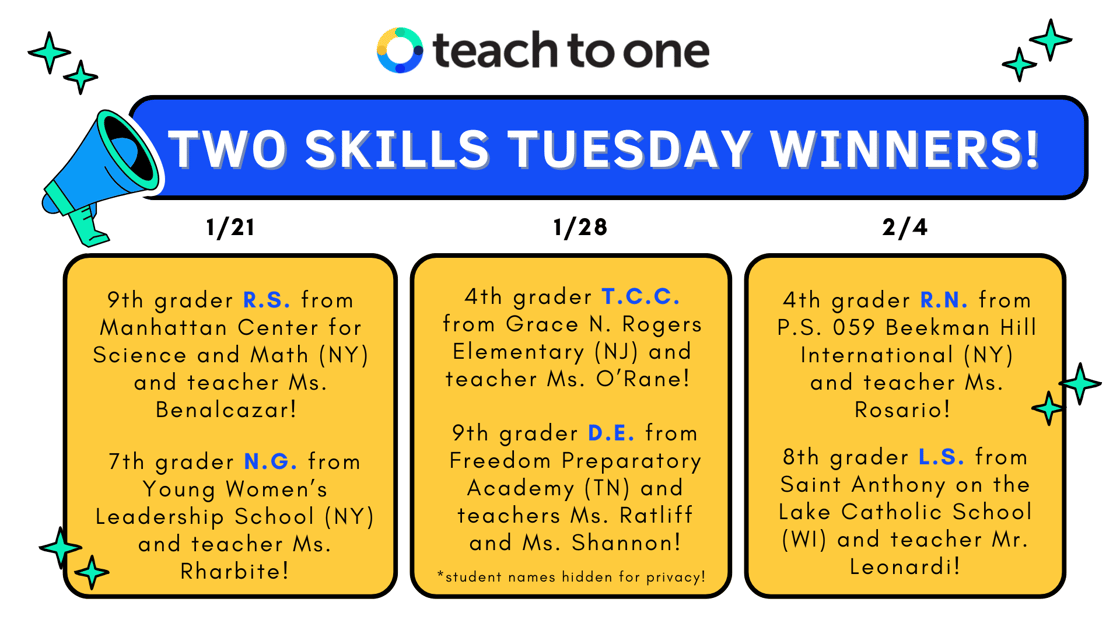 Two Skills Tuesday February